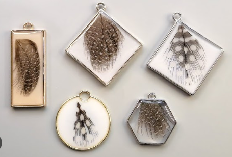 Botanical resin jewelry discount
